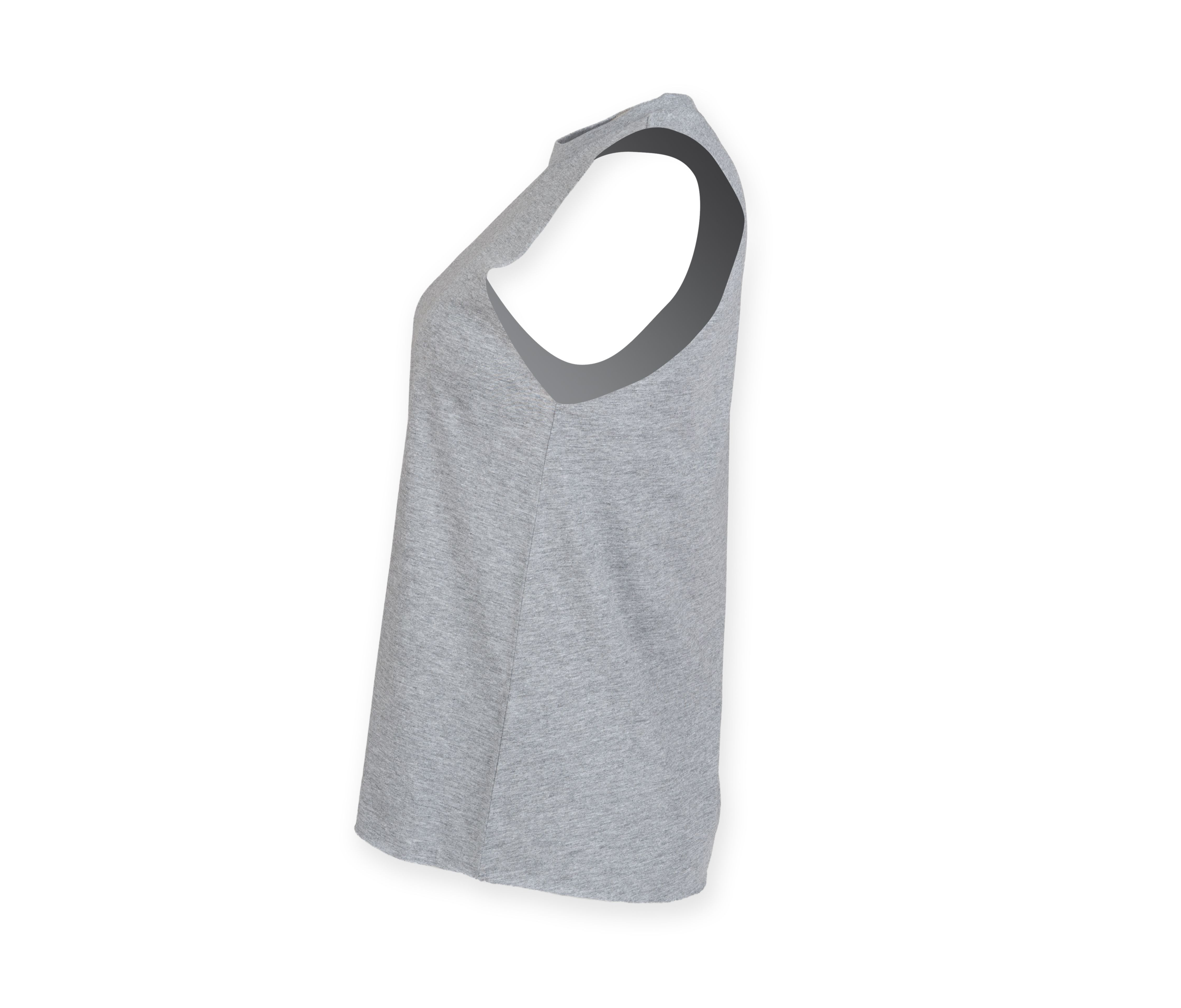 WOMEN’S HIGH NECK SLASH ARMHOLE VEST