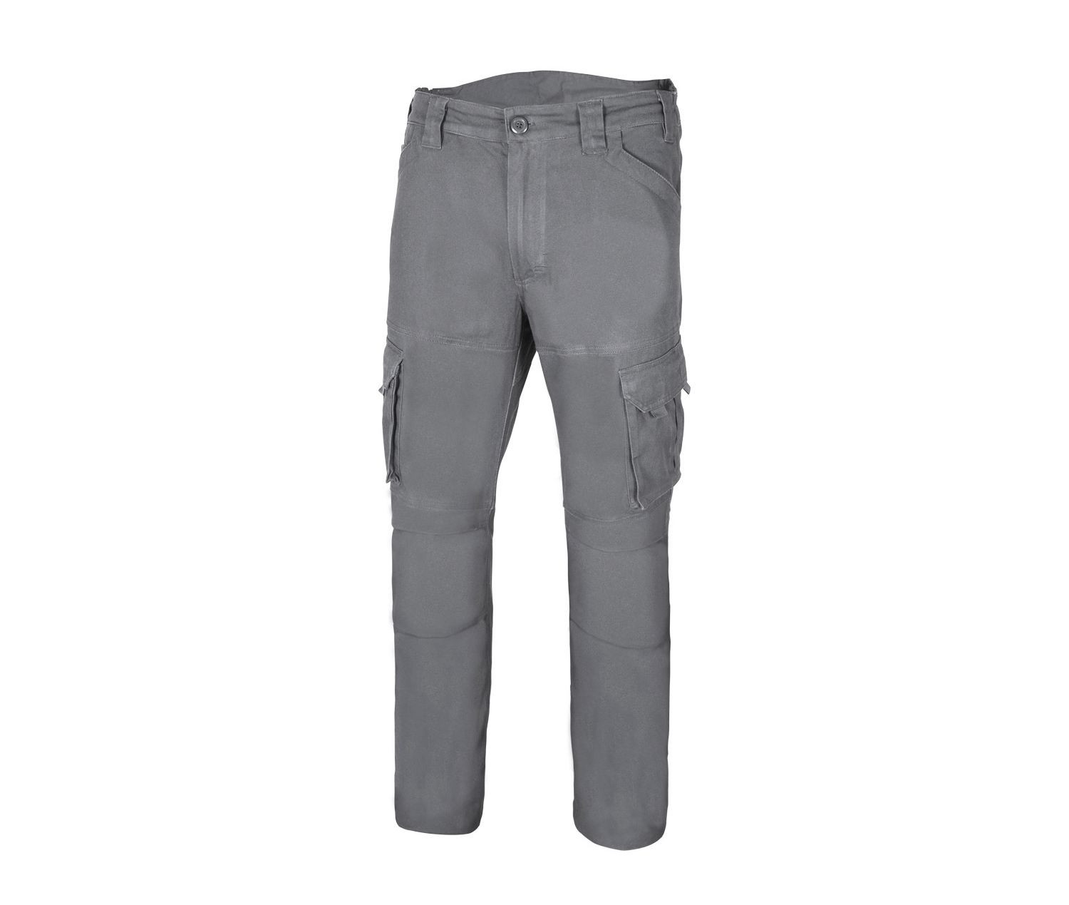 PANTALON MULTIPOCHES EN COTON STRETCH